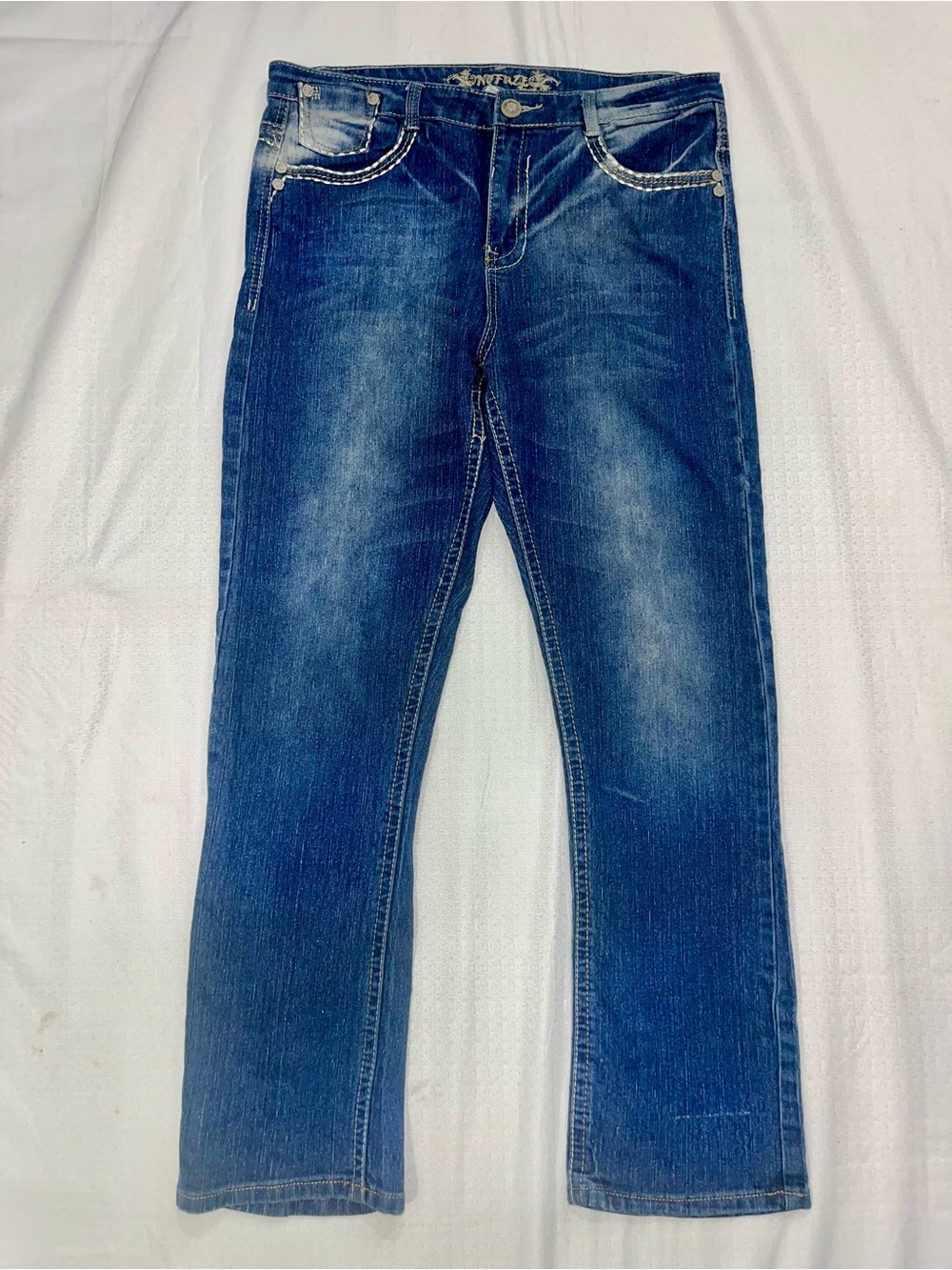 No fuze ladies Straight-Leg Jeans size 14